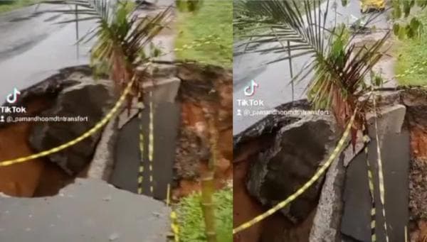 Waspada! Jalan Gunungkencana Malingping Ambles Waspada! Jalan Gunungkencana Malingping Ambles