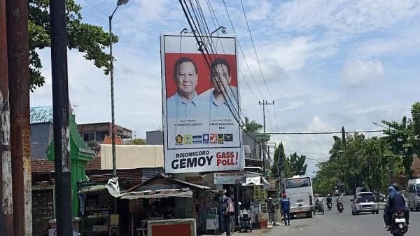 Billboard Prabowo-Gibran Terpajang di Depan Terminal Bojonegoro di Masa Tenang Kampanye, Apa Alasann