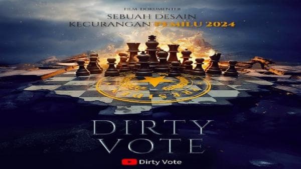 Film Dirty Vote jadi Trending Topik dan Viral, Berkisah tentang Kecurangan Pemilu 2024