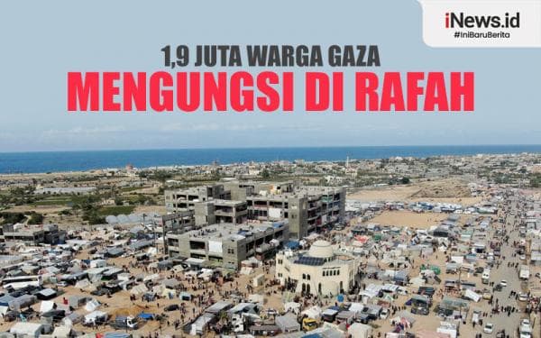 Inggris Prihatin, Benteng Perlindungan Terakhir Warga Gaza di Rafah Bakal di Serang Israel