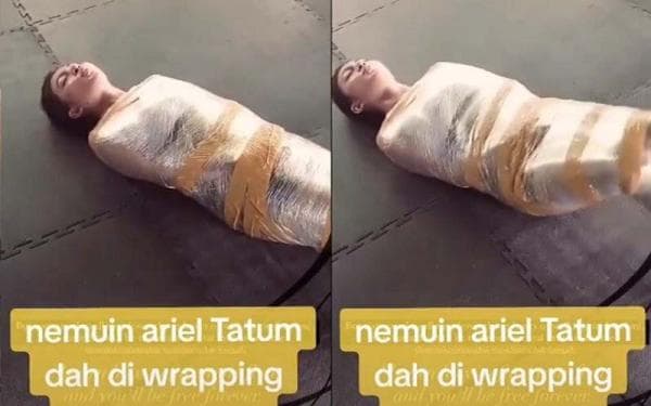 Cewek Cantik Ini Mirip Ariel Tatum Dibungkus Plastik Wrapping Mirip Dilaminating Cewek Cantik Ini Mirip Ariel Tatum Dibungkus Plastik Wrapping Mirip Dilaminating