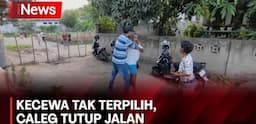 Diduga Gagal Nyaleg, Pria di Sikka Nekat Tutup Jalan Warga