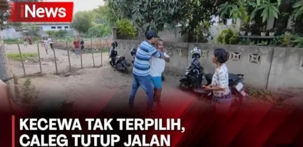 Diduga Gagal Nyaleg, Pria di Sikka Nekat Tutup Jalan Warga