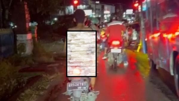 Viral Pria Diduga ODGJ Kendarai Motor dengan Kondisi Bugil di Sintang
