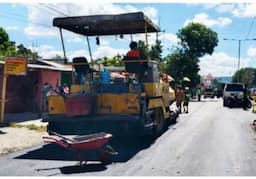 Utang Belum Dibayar, Subkon Hentikan Pekerjaan Proyek Jalan Batas Kota Soe-Kefa
