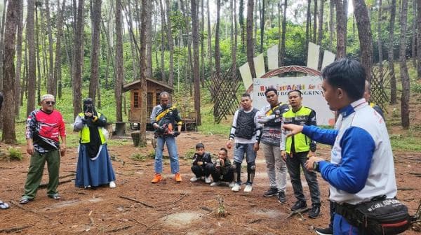 Honda PCX Club Indonesia Chapter Kampar Hangout Sejumlah Tempat Pariwisata di Bangkinang