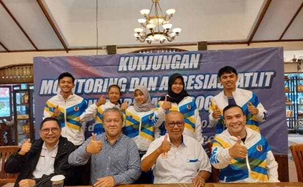 Sambangi Pelatda Jabar, Ketum KONI Kabupaten Bogor Dedi Bachtiar Pompa Semangat Atlet