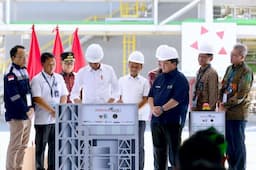 Presiden Jokowi Resmikan Pabrik Amonium Nitrat milik DAHANA di Kaltim