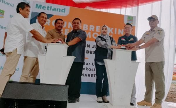 Pj Bupati Bekasi Ground Breaking Pembangunan Jembatan Penghubung Desa Sukajaya dan Wanajaya Pj Bupati Bekasi Ground Breaking Pembangunan Jembatan Penghubung Desa Sukajaya dan Wanajaya