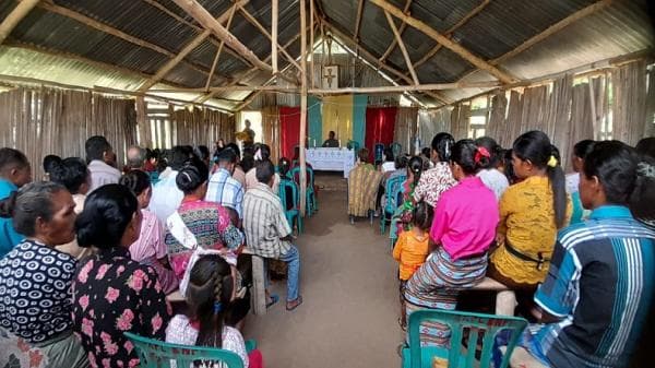 Ikut Ibadah di Stasi Banopo TTU, Ini Janji Ketua Koordinator Sto Tomas Jakarta Ikut Ibadah di Stasi Banopo TTU, Ini Janji Ketua Koordinator Sto Tomas Jakarta