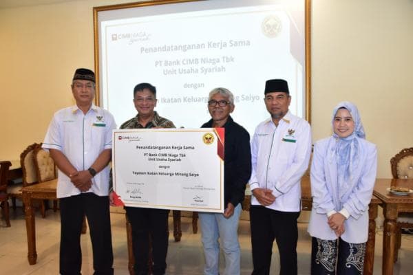 CIMB Niaga Syariah Gandeng Ikatan Keluarga Minang Saiyo (IKMS) Bali Perluas Sinergi dengan Komunitas