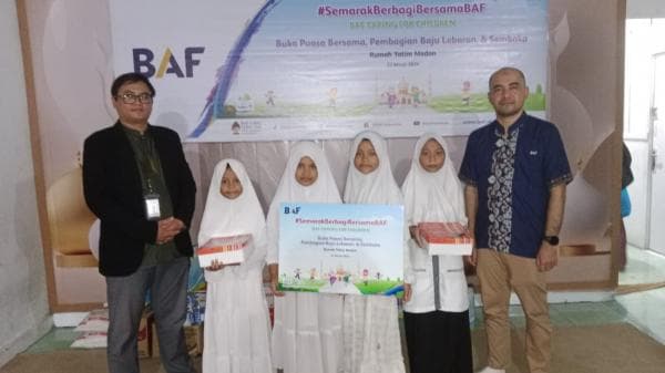 CSR Ramadan BAF Caring for Children Berbagi bersama 1.200 Anak Yatim hingga Duafa