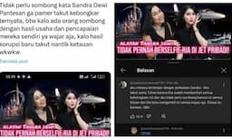 Komentar Sandra Dewi Ke Melaney Ricardo soal Harta Hanya Titipan, Netizen: Takut Kebongkar Ternyata