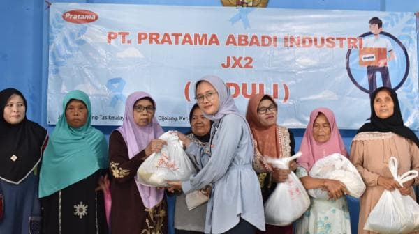 Jelang Lebaran, PT.Pratama Abadi Industri JX 2 Garut Bagikan Ratusan Paket Sembako Jelang Lebaran, PT.Pratama Abadi Industri JX 2 Garut Bagikan Ratusan Paket Sembako