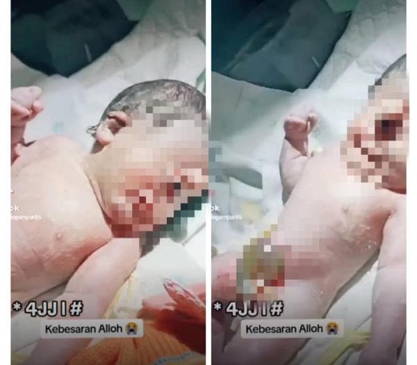 Viral Bayi Dajjal Bikin Heboh, Warganet Sebut Kiamat Sudah Dekat Viral Bayi Dajjal Bikin Heboh, Warganet Sebut Kiamat Sudah Dekat