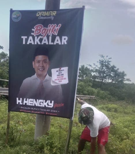 Dukung Hengky Yasin di Pilkada Takalar, Warga Antusias Cetak Baliho dan Bangun Posko Dukung Hengky Yasin di Pilkada Takalar, Warga Antusias Cetak Baliho dan Bangun Posko