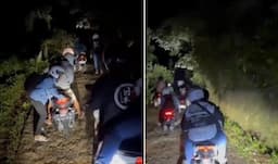 Rombongan Pemotor Tersesat di Desa Terpencil Selama 3 Jam gegara Ikuti Google Map Viral