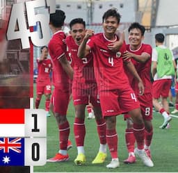 Hasil Timnas Indonesia vs Australia: Garuda Muda Unggul 1-0