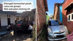 Pajero Sport Masuk Jalan Kampung Ikuti Perintah Google Maps Malah Sengsara, Terjebak Gang Sempit 