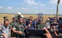 KSAD Hadiri Panen Raya Padi di Subang, TNI Wujudkan Ketahanan Pangan Nasional