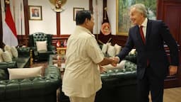 Temui Prabowo, Mantan PM Inggris Tony Blair Ucapkan Selamat Menang Pilpres 2024