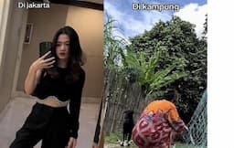 Viral Perempuan di Jakarta Jadi Princess, di Kampung Ngangon Kambing