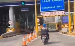 Viral Suami Istri Berboncengan Motor Nyasar Masuk Tol Semarang-Bawen Ikuti Google Maps