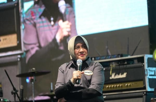 Ketua TP PKK Kota Makassar Hadiri Pemuda Fest, Ajak Pemuda Wujudkan Makassar Low Carbon City