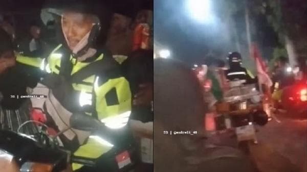 Berangkat Naik Haji Pakai Motor, Tukang Cilok asal Jember Diantar Warga Sekampung Viral Berangkat Naik Haji Pakai Motor, Tukang Cilok asal Jember Diantar Warga Sekampung Viral