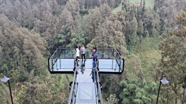 Rasakan Sensasi Menginap di Gunung Bromo, Pemandangan Alam Dilengkapi Jembatan Kaca yang Menggoda!