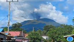 Erupsi Gunung Ibu di Maluku Utara, PVMBG Tetapkan Status Waspada