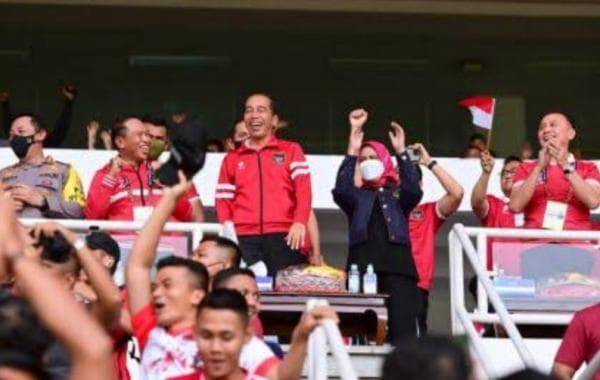 Presiden Jokowi Ikut Nimbrung Senang Timnas Indonesia U-23 Hajar Korea Selatan U-23