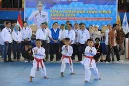 Turnamen Karate Piala Gubernur Jatim Diikuti 2016 Atlet Jawa-Bali, Begini Keseruannya