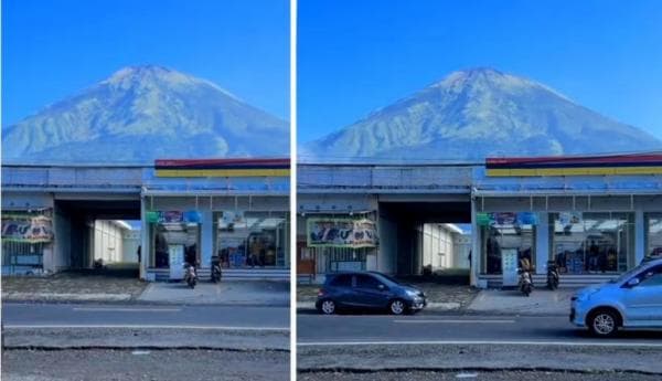 Viral Minimarket di Wonosobo Berlatar Gunung Sindoro yang Indah bak Gunung Fuji Jepang Viral Minimarket di Wonosobo Berlatar Gunung Sindoro yang Indah bak Gunung Fuji Jepang