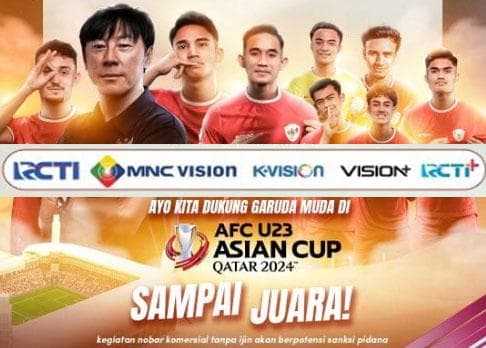 MNC Group Tegaskan Acara Nobar Piala AFC U-23 Tidak Boleh Dikomersilkan MNC Group Tegaskan Acara Nobar Piala AFC U-23 Tidak Boleh Dikomersilkan
