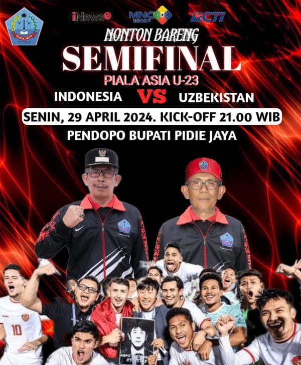 Link Live Streaming Timnas Indonesia U-23 vs Timnas Uzbekistan U-23 di Semifinal Piala Asia U-23