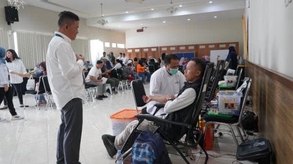 Rangkaian Kegiatan HUT ke-123, Pegadaian Kanwil Jabar Gelar Donor Darah