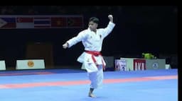 Karateka Kabupaten Bogor Naufal Putra Diandra Sabet Emas Ajang SeakF Asia ke-11 di Bangkok