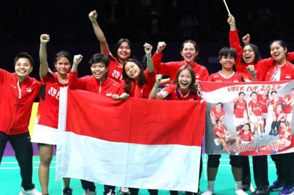 Setelah 16 Tahun, Indonesia Bertemu Kembali Melawan China di Final Uber Cup 2024