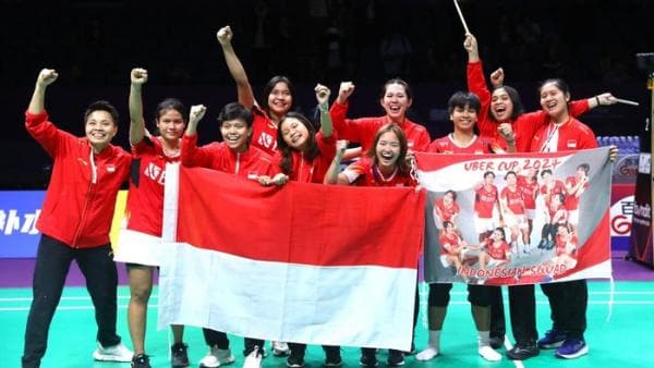Bawa Pulang Gelar Runner Up, Indonesia Gagal Taklukkan China di Final Piala Ubber 2024