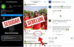 Akun Instagram Federasi Sepak Bola Guinea Hilang Usai Digempur Netizen Indonesia