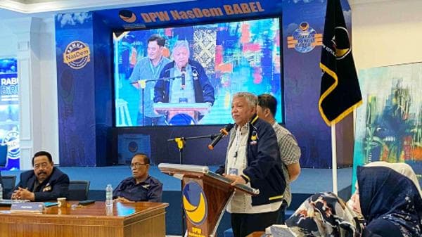Kembali Bersanding, Sukirman dan Bong Ming Ming Daftar ke DPW Nasdem Maju Pilkada Bangka Barat Kembali Bersanding, Sukirman dan Bong Ming Ming Daftar ke DPW Nasdem Maju Pilkada Bangka Barat