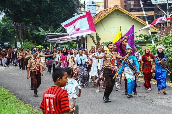 Potret Karnaval Pramuka Potret Karnaval Pramuka