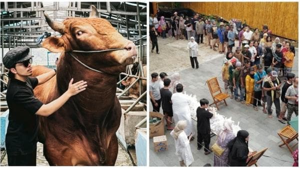 Terinspirasi Tanggal Lahir Ameena, Atta Halilintar Kurban 22 Sapi dan Kambing Terinspirasi Tanggal Lahir Ameena, Atta Halilintar Kurban 22 Sapi dan Kambing