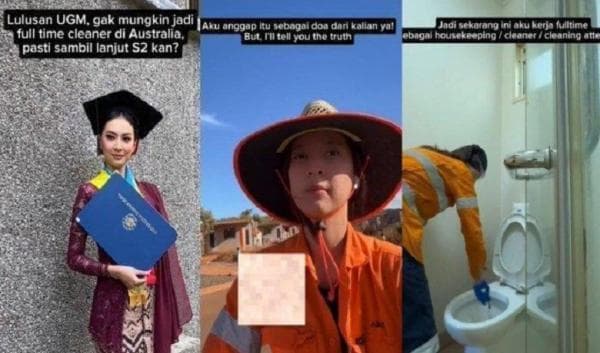 Lulusan Cumlaude UGM Berparas Cantik Tak Malu Jadi Cleaning Service di Australia, Ini Kisahnya! Lulusan Cumlaude UGM Berparas Cantik Tak Malu Jadi Cleaning Service di Australia, Ini Kisahnya!