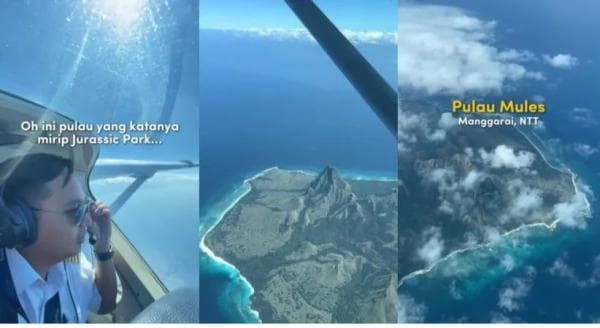 Viral Pulau Mirip Jurassic Park Tertangkap Kamera Pilot, Berlokasi di NTT! Viral Pulau Mirip Jurassic Park Tertangkap Kamera Pilot, Berlokasi di NTT!
