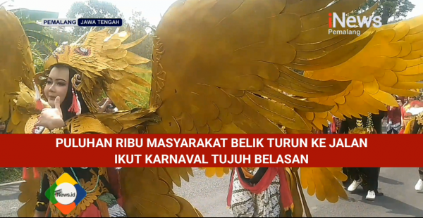Video: Puluhan Ribu Masyarakat Belik Tumpah Ruah Turun ke Jalan Ikut Karnaval Tujuh Belasan Video: Puluhan Ribu Masyarakat Belik Tumpah Ruah Turun ke Jalan Ikut Karnaval Tujuh Belasan