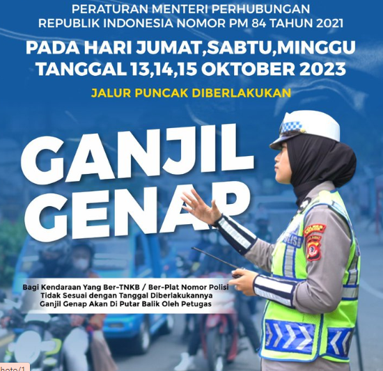 Ganjil Genap Puncak Bogor Hari Ini Minggu, 1 September 2024 Mulai Jam Berapa? Cek Titik Lokasi di Si Ganjil Genap Puncak Bogor Hari Ini Minggu, 1 September 2024 Mulai Jam Berapa? Cek Titik Lokasi di Si