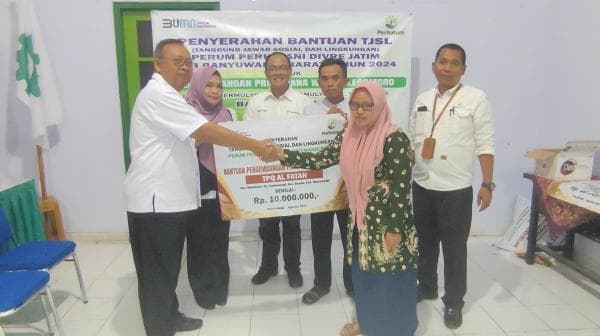 Perhutani KPH Banyuwangi Barat Salurkan Bantuan TJSL Rp 30 Juta untuk TPQ di Banyuwangi Perhutani KPH Banyuwangi Barat Salurkan Bantuan TJSL Rp 30 Juta untuk TPQ di Banyuwangi