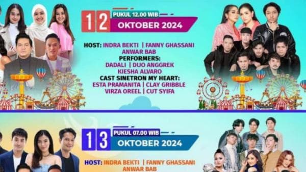 Sejumlah Artis dan Pemain Sinetron Siap Meriahkan Peringatan HUT ke-23 Kota Tasikmalaya Sejumlah Artis dan Pemain Sinetron Siap Meriahkan Peringatan HUT ke-23 Kota Tasikmalaya